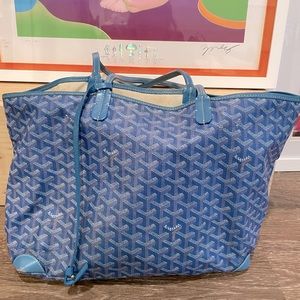 Goyard St. Louis Tote PM Blue